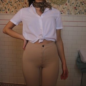American Apparel Skinny High Waist Easy Jean Pants